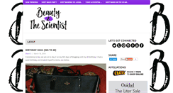 Desktop Screenshot of beautynscience.com